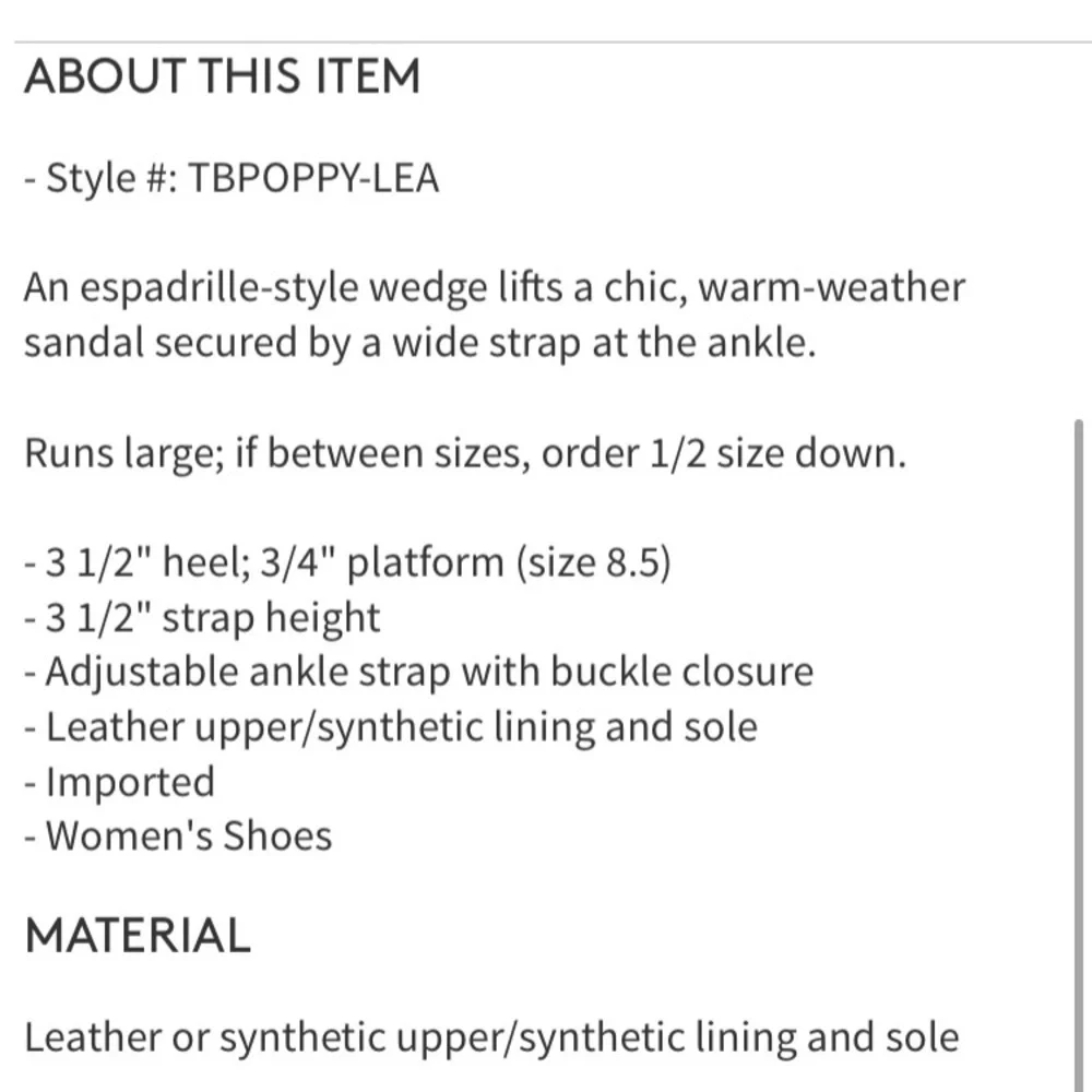 New Treasure and Bond Poppy Espadrille Wedges